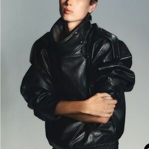 Zara Faux Leather Jacket- Viral Jacket